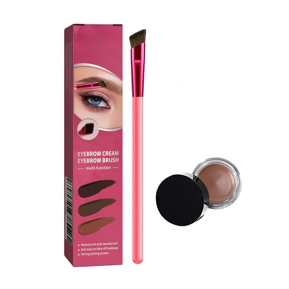 4d Hairline Eyebrow Stamp Brush(2 Sets) (Brown-L,2)