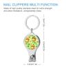 Shamrock St-Patrick's Day Coins Nail Clippers Fingernail and Toenail Clipper Cutters Travel Nail Cutters for Men Women view 2
