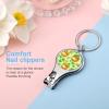Shamrock St-Patrick's Day Coins Nail Clippers Fingernail and Toenail Clipper Cutters Travel Nail Cutters for Men Women view 4