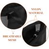Mikinona Mesh Toiletry Bag with Zipper Large Capacity Mesh Makeup Cosmetic Bag for Women Travel Organizer Handheld Toiletry Storage Pouch view 3