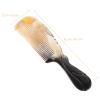 ABOOFAN Natural Ox Horn Handheld Comb 20x5.5cm Scraping Massage Hair Styling Tool Portable Scalp Treatment for Home Use Random Color view 2