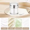 HEALEEP 2pcs 15ml Airless Pump Bottles Pressing Lotion Container Cream Sub Bottle for Travel Skincare Refillable Vacuum Dispenser for Face Moisturizer view 3