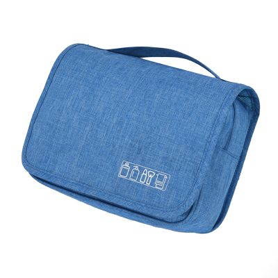 KNPSJJRHF Hanging Toiletry Bag Foldable Makeup Waterproof Cosmetic Large Capacity Travel Toiletries Shaving for Men(Blue)