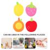 Fruit Bath Sponges 4 Piece Polyester Fine Fiber Shower Scrubbers view 4