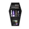 HMCHHH Goth Makeup Shelf - 3 Shelf Standing or Floating Wall Coffin, Makeup Brush Holder, Gothic Decor Accent for Glam Vanity or Spooky Gifts Display -15INCH view 1