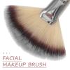 VILLCASE 4 Pcs Large Fan Face Makeup Brush Set, Soft Fluffy Bristles with Natural Wood Handles for Facial Highlighting and Daily Beauty Application view 3
