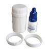 Znet3D Eye Drop Bottle Travel Case Single Bottle Holder with ScrewOn Lid, Height Extender & Keychain Spacer Compact Protective Case Made in USA (White) view 2