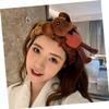 Uonlytech Adorable Animal Makeup Hairband for Washing Face, Cute Mouse Headband Prop, Soft Elastic Hairband for Birthday Photo and Skincare Use view 4