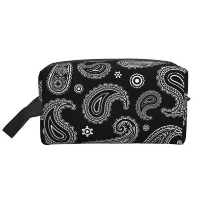 Cheliyz Vintage Style Bandana Paisley Oxford Travel Organizer Bag Lightweight Water-resistant Storage Pouch