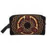 Cheliyz Rustic Celtic Triquetra Knot Norse Pagan Dark Fantasy Design Oxford Travel Organizer Bag Lightweight Water-resistant Storage Pouch view 1