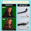 Loose Deep Wave Bundles Human Hair 4 Bundles 28 28 28 28 Inch 100% Unprocessed Brazilian Virgin Human Hair Bundles Loose Deep Wave 4 Bundles Can Be Dyed and Bleached Natural Black Color view 2