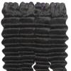 Loose Deep Wave Bundles Human Hair 4 Bundles 28 28 28 28 Inch 100% Unprocessed Brazilian Virgin Human Hair Bundles Loose Deep Wave 4 Bundles Can Be Dyed and Bleached Natural Black Color view 3