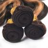 BilltiiWW P1B30 Black and Light Brown Body Wave Hair Bundles For Women view 4