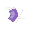 NULYLU Gel Moisturizing Heel Socks for Dry Cracked Feet, 4 Pairs Open Toe Non-Slip Socks in Purple Green Blue and Skin Tone for Men and Women Night Foot Care view 2