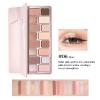 Cheeryep Qianyan Cosmetics Set, Floating Life 16-Color Eyeshadow Palette with True Tone Pigment, Underflow Layer Crystal Film Solid Lip Gloss, Matte Pearl Smoky (F, Eyeshadow + Lipstick) view 4