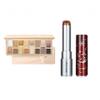 Cheeryep Qianyan Cosmetics Set, Floating Life 16-Color Eyeshadow Palette with True Tone Pigment, Underflow Layer Crystal Film Solid Lip Gloss, Matte Pearl Smoky (B, Eyeshadow + Lipstick) view 1