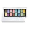 Cheeryep Qianyan Cosmetics Set, Floating Life 16-Color Eyeshadow Palette with True Tone Pigment, Underflow Layer Crystal Film Solid Lip Gloss, Matte Pearl Smoky (H, Eyeshadow + Lipstick) view 3