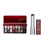 Cheeryep Qianyan Cosmetics Set, Floating Life 16-Color Eyeshadow Palette with True Tone Pigment, Underflow Layer Crystal Film Solid Lip Gloss, Matte Pearl Smoky (A, Eyeshadow + Lipstick) view 1