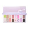 Cheeryep Qianyan Cosmetics Set, Floating Life 16-Color Eyeshadow Palette with True Tone Pigment, Underflow Layer Crystal Film Solid Lip Gloss, Matte Pearl Smoky (M, Eyeshadow + Lipstick) view 3