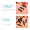 TIDTALEO 100pcs Electric Shaver Cleaning Brush and Hair Trimmer Duster Kit, Mini Portable Nose Hair Trimmer Brush for Mens Grooming and Beard Maintenance view 3
