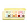 Cheeryep Qianyan Cosmetics Set, Floating Life 16-Color Eyeshadow Palette with True Tone Pigment, Underflow Layer Crystal Film Solid Lip Gloss, Matte Pearl Smoky (J, Eyeshadow + Lipstick) view 3
