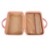 HAKIDZEL Mini Travel Cosmetic Case 14-inch Hard Shell Vanity Suitcase for Women, Portable Makeup Organizer Bag with Handle, Lightweight Pink Makeup Travel Storage view 1