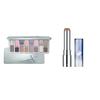 Cheeryep Qianyan Cosmetics Set, Floating Life 16-Color Eyeshadow Palette with True Tone Pigment, Underflow Layer Crystal Film Solid Lip Gloss, Matte Pearl Smoky (C, Eyeshadow + Lipstick) view 1