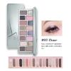 Cheeryep Qianyan Cosmetics Set, Floating Life 16-Color Eyeshadow Palette with True Tone Pigment, Underflow Layer Crystal Film Solid Lip Gloss, Matte Pearl Smoky (C, Eyeshadow + Lipstick) view 4