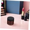 4pcs Brown Plastic Cream Dispenser Bottles with Black Caps and UV Protection Leakproof Refillable view 4
