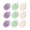 VILLCASE 9pcs Bath Puff and Bath Flower Set with Bubble Net for Shower and Body Care view 1