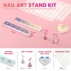 BQAN Nail Holder Stand 2 Set for Nail Painting & Press On Nails with Tape view 2