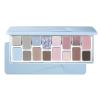 Cheeryep Qianyan Cosmetics Set, Floating Life 16-Color Eyeshadow Palette with True Tone Pigment, Underflow Layer Crystal Film Solid Lip Gloss, Matte Pearl Smoky (G, Eyeshadow + Lipstick) view 3