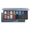 Cheeryep Qianyan Cosmetics Set, Floating Life 16-Color Eyeshadow Palette with True Tone Pigment, Underflow Layer Crystal Film Solid Lip Gloss, Matte Pearl Smoky (D, Eyeshadow + Lipstick) view 3