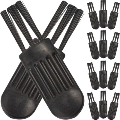 DECHOUS 100pcs Electric Shaver Cleaning Brush Nose Hair Trimmer Accessory Compact Dark Brush for Mens Grooming and Razor Maintenance