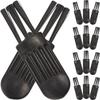 DECHOUS 100pcs Electric Shaver Cleaning Brush Nose Hair Trimmer Accessory Compact Dark Brush for Mens Grooming and Razor Maintenance view 1