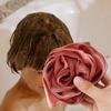 FUOYLOO 4pcs Large Soft Bath Balls Body Scrubber Exfoliating Shower Loofahs for Men Women Back Scrubber Bathing Accessories in Pink Gray Wine Red and Green view 4