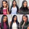 #1B Straight Clip in Hair Extensions Real Human Hair, 22 Inch 120g/7Pcs,Full Shine Remy Human Hair,Natural Black Clip ins Brazilian Virgin Human Hair Extensions view 1