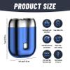 Waterproof Rechargeable Double Head Mini Electric Shaver, Portable Wet & Dry Use Foil Shaver for Men, Electric Foil Shavers for Men view 3