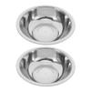 GALPADA 2pcs Stainless Steel Foot Basin 29cm Thick Wash Basin for Soaking Feet and Face Suitable for Bathroom and Laundry Use view 1