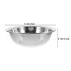 GALPADA 2pcs Stainless Steel Foot Basin 29cm Thick Wash Basin for Soaking Feet and Face Suitable for Bathroom and Laundry Use view 2
