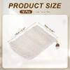 uxcell 10Pcs Soap Saver Bag 5.5"x3.5" Mesh Soap Bag with Light Brown Beige view 2
