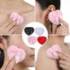 4 Pcs Dusting 3 Inch Heart Soft Makeup Applicator for Body Washable Reusable Wet Dry Loose Makeup Tool for Women view 2