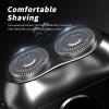 Rotary Electric Shaver Mini Portable for Men,Facial Trimmer Cordless Rechargeable Men's Grooming IPX Waterproof Wet and Dry Choice for Business Travel Gifts view 2