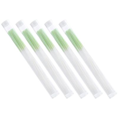 Veemoon Ear Piercing Cleaner Floss 350pcs Set with 70 Reinforced Emerald Tubes, Odor Removal and Debris Cleaning for Piercing Aftercare, Suitable for Adults Ear Hole Hygiene
