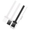 SEWACC 60pcs Multipurpose Cleaning Brushes for Electric Shavers and Computer Keyboards, Anti-static Small Plastic Brushes for Dust Removal, Black and White Set for Personal Care view 2