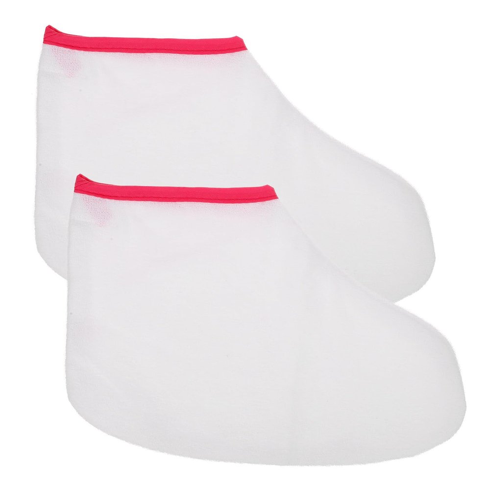 SEWACC Paraffin Wax Booties 1 Pair 27x19cm Spa Foot Covers Moisturizing Foot Mask and Waxing Therapy