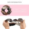Cat Peeks Out of Zippered Leather Pocket Scrunchie Elastic Hair Bands Ponytail Holders Softer Than Silk Scrunchies No Damage Hair Ties Frizz Free Gentle Stylish Scrunchies for Women view 2