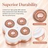 2Pcs Women Legs Replacement Head, Compatible with Flawless Legs Hair Shaver view 2