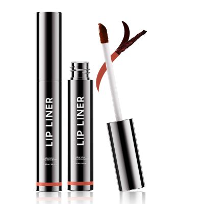 OETUIOW Peel Off Lip Liner Stain, Long Wear Tattoo Lip Stain Peel Off Lip Liner, Matte Finish, Waterproof & Transfer-proof, Highly Pigmented Color, for A Beauty Lip Look (Rose)