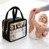 Fruobeyla Kids Toiletry Bag, Children Cosmetic Makeup Organizer, Hanging Travel Bag for Boys Girls Baby Toddler, Letter Black view 4